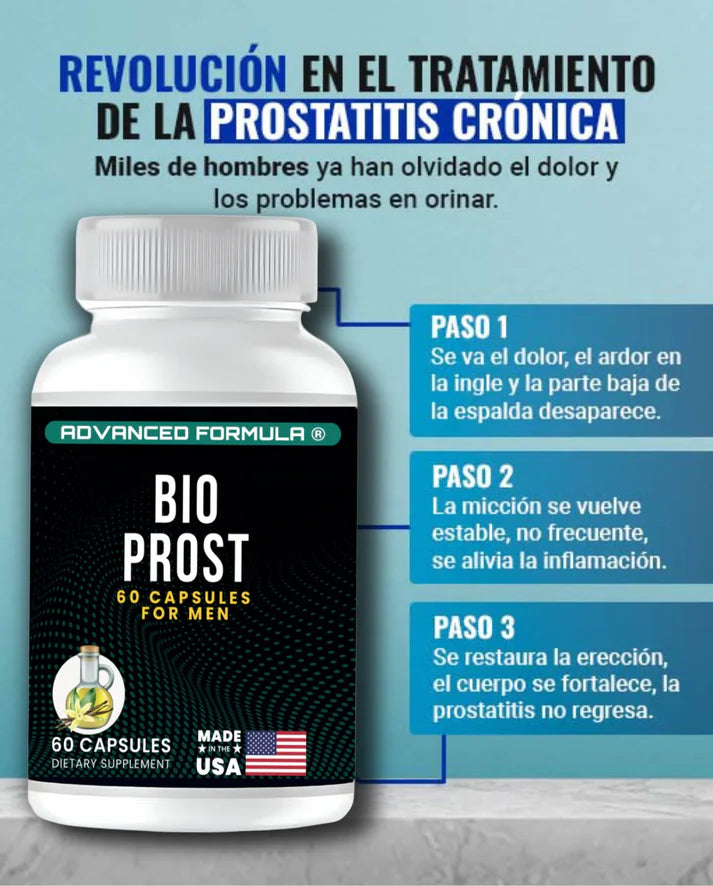 BIO PROST™ REFUERZA TU VITALIDAD🔥 (SANGRE DE TORO) VERSIÓN 60 CÁPSULAS